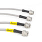 Goodridge 89-91 Honda Civic/CRX (w/Rear Drum) Stainless Steel Brake Line Kit - 20013