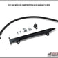 AMS Performance 08-15 Mitsubishi EVO X CNC Machined Aluminum Fuel Rail w/Pulsation Dampener - Black - AMS.04.07.0006-2