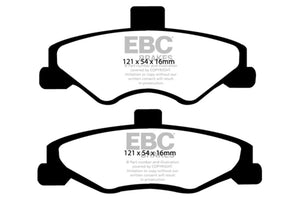 EBC 98-02 Chevrolet Camaro (4th Gen) 3.8 Bluestuff Rear Brake Pads - DP51323NDX