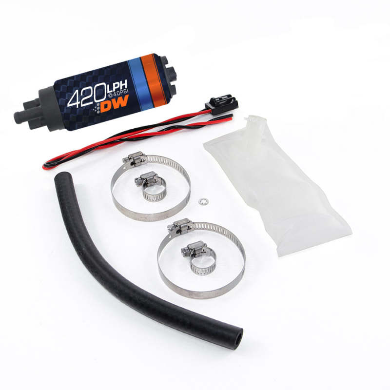 Deatschwerks DW420 Series 420lph In-Tank Fuel Pump w/ Install Kit For 90-96 300ZX Z32 - 9-421-1023