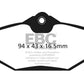 EBC 94-00 Ford Taurus 3.0 Ultimax2 Rear Brake Pads - UD610