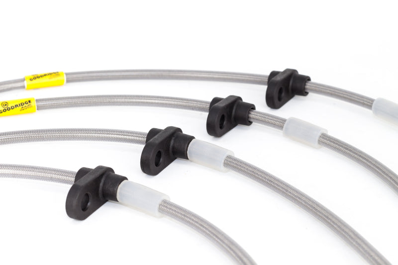 Goodridge 99-00 Honda Civic Si (w/Rear Disc) Stainless Steel Brake Line Kit - 20021