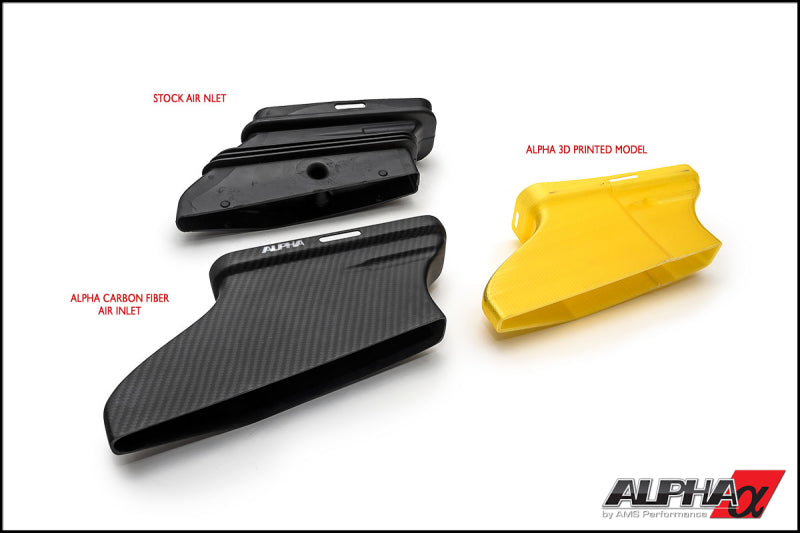 AMS Performance 14-18 Mercedes-Benz CLA 45 AMG 2.0T Alpha Cold Air intake w/Carbon Fiber Lid & Duct - ALP.19.08.0003-1