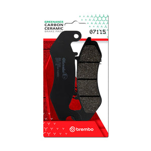 Brembo OE Honda CRF/Keeway Logik/Keeway Superlight/Keeway Cityblade Carbon Ceramic Brake Pad - Front - 07115