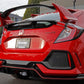 PERRIN 17-21 Honda Civic Si/Type R/Touring/Hatchback Tow Hook Kit Rear - Gloss Black - PHP-BDY-251GBK