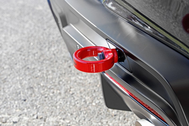 PERRIN 20-25 Toyota Supra Tow Hook Kit (Rear) - Red - PTP-BDY-250RD