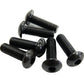 NRG Steering Wheel Screw Upgrade Kit (Flat) - Black - SWS-100BK