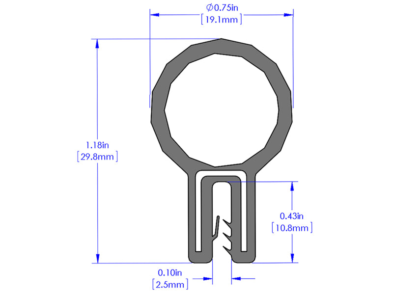 aFe MagnumFORCE Spare Parts Trim Seal Kit (1/16IN X 3/4IN) x 36IN L - 59-10092