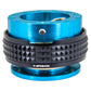 NRG Quick Release Kit - Pyramid Edition - New Blue Body / Black Pyramid Ring - SRK-210NB/BK