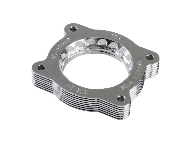 aFe 07-13 Chevrolet Silverado 1500/GMC Sierra 1500 Silver Bullet Throttle Body Spacer - Silver - 46-34019