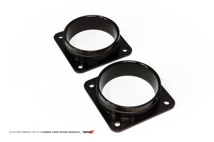 AMS Performance 2009+ Nissan GT-R R35 Stock Throttle Body Adapters for Carbon Intake Manifold - ALP.07.08.0102-4