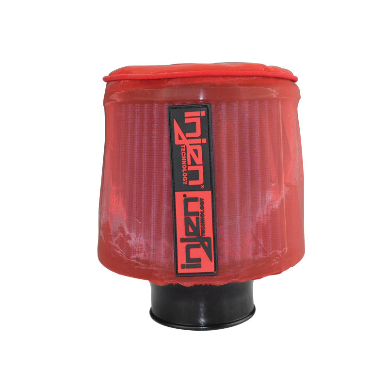 Injen Red Water Repellant Pre-Filter fits X-1021 6in Base / 6-7/8in Tall / 5-1/2in Top - 1037RED