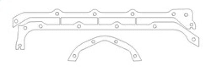 Cometic Pontiac 350/400/428/455 V8 .094in Fiber Oil Pan Gasket Kit - C5176-094