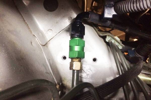 Radium M14 x 1.5mm Inverted Flare to -6AN Male Adapter, Long (Honda / Acura Style) - Revzone