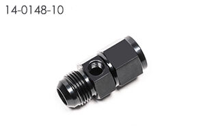 Radium AN Male to Female Fitting w/Inline 1/8" NPT Female Port  - Radium Engineering | Coore Australia