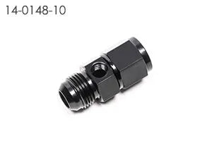 Radium 10AN Male to Female Fitting w/Inline 1/8" NPT Female Port