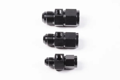 Radium AN Male to Female Fitting w/Inline 1/8" NPT Female Port