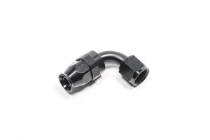 Radium 8AN PTFE Hose End Black 90 Degree