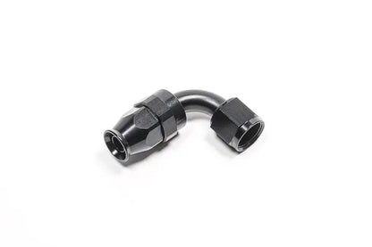Radium 8AN PTFE Hose End Black 90 Degree