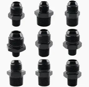 Radium AN Male to NPT Male Straight Fittings