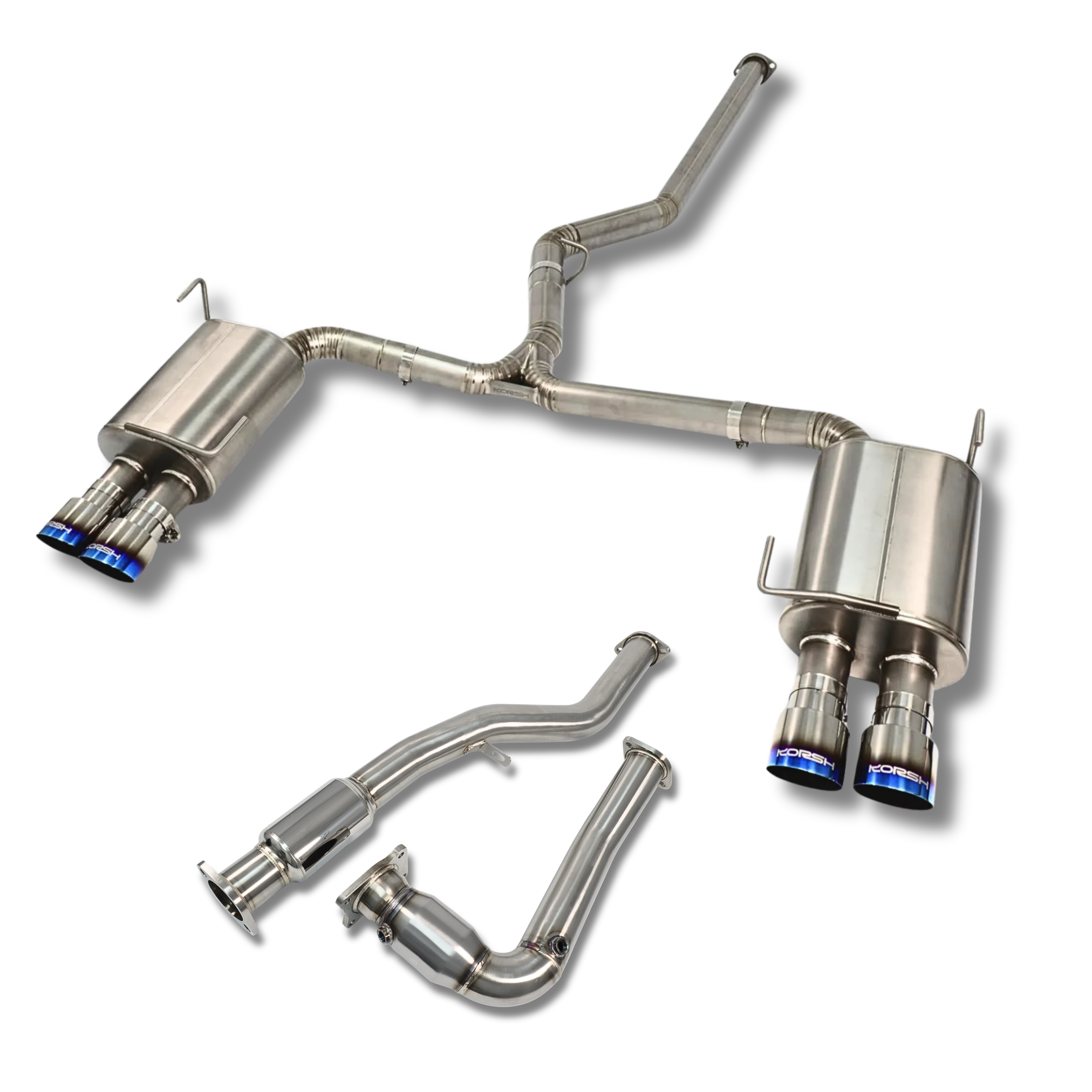 Korsh Subaru WRX 2015+ Manual Turboback- Titanium Catback with Stainless Downpipe - Revzone