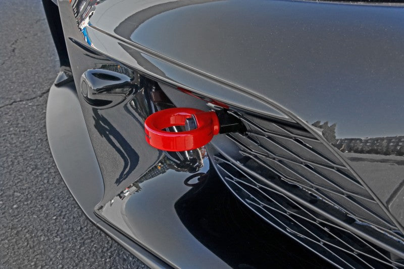 PERRIN 20-25 Toyota Supra Tow Hook Kit (Front) - Red - PTP-BDY-230RD