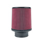 Injen High Performance Air Filter - 3 1/2 Black Oiled Filter 6  Base / 6 7/8 Tall / 5 1/2 Top - X-1021-BR