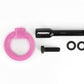 PERRIN 02-07 Subaru WRX/STI Tow Hook Kit (Front) - Hyper Pink - PSP-BDY-230HP