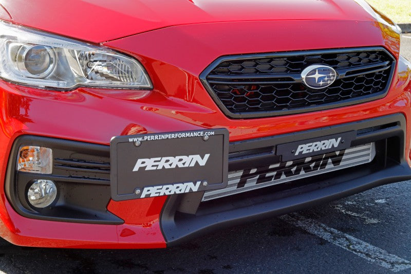 PERRIN 18-21 Subaru WRX/STI (w/FMIC ONLY) License Plate Relocation Kit - PSP-BDY-205F