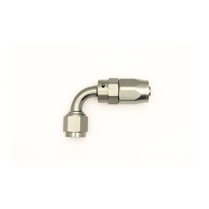 DeatschWerks 6AN Female Swivel 90-Degree Hose End CPE - 6-02-0803
