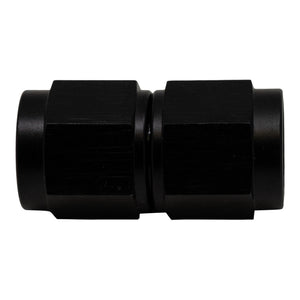 DeatschWerks 6AN Flare Female Swivel to 6AN Flare Female Swivel - Anodized Matte Black - 6-02-0209-B