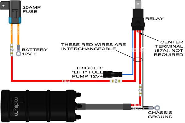 Radium DIY Fuel Pump Hard Wiring Kit - Revzone