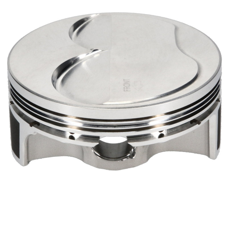 JE Pistons LS Asym Dome 3.9in Stroke 4.125 Bore 5.7 Dome Volume - Set of 8 - 324017
