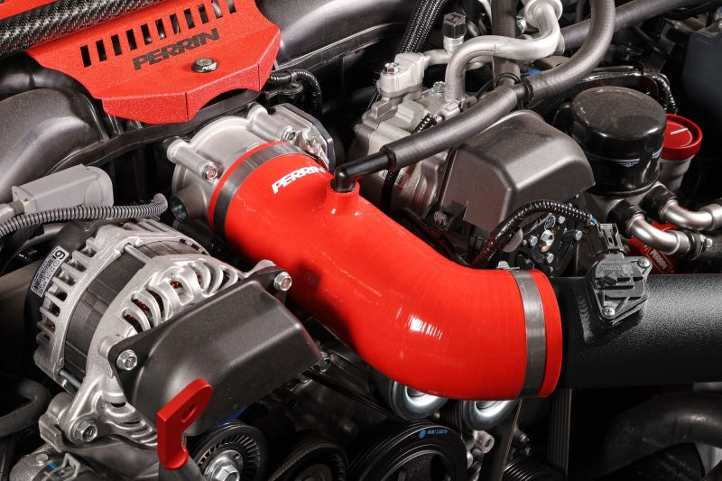 PERRIN 22-25 Subaru BRZ / Toyota GR86 Inlet Hose - Red - PSP-INT-432RD