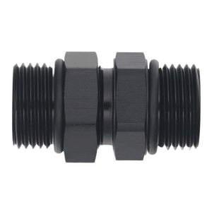 DeatschWerks 10AN ORB Male to 10AN ORB Male Swivel Adapter - Anodized Matte Black - 6-02-0421-B