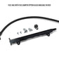 AMS Performance 08-15 Mitsubishi EVO X CNC Machined Aluminum Fuel Rail w/Pulsation Dampener - Black - AMS.04.07.0006-2