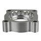 aFe 07-12 Dodge 1500 / 07-12 Dodge Dakota V6 3.7L Silver Bullet Throttle Body Spacer - Silver - 46-32010