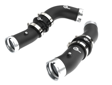 aFe 2024+ Toyota Tacoma BladeRunner 2.5in & 3in Aluminum Hot & Cold Charge Pipe Kit - Black