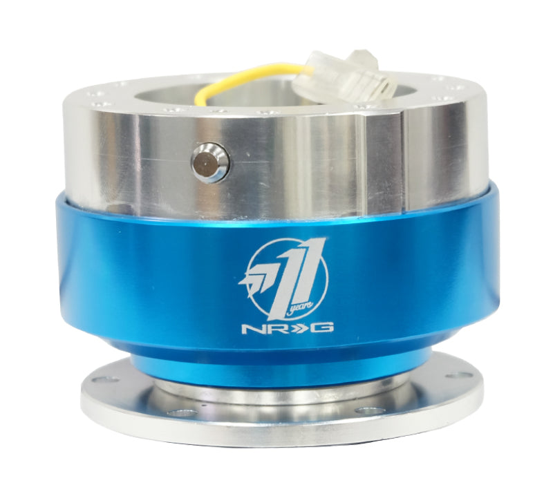 NRG Quick Release - Black Body/ Blue Chrome Ring - SRK-100BL