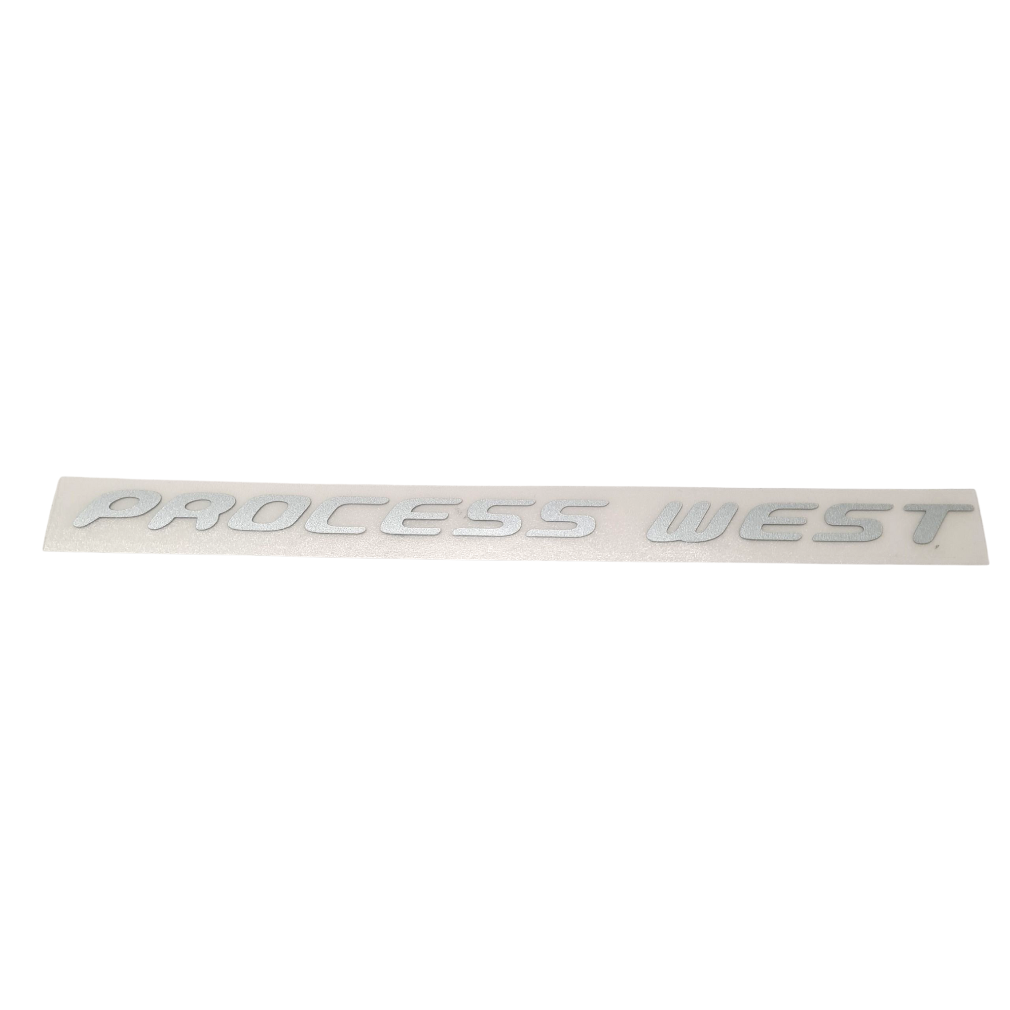 Process West Logo Sticker - Silver