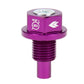 NRG Magnetic Oil Drain Plug M12X1.25 Infiniti/Lexus/Nissan/Toyota - Purple - NOP-200PP