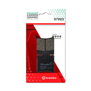 Brembo OE Piaggio Storm/Piaggio Tph/Piaggio Zip/Piaggio Typhoon Carbon Ceramic Brake Pad - Front - 07003