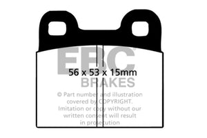 EBC 71-79 Volkswagen Beetle 1.3 (1300) Ultimax2 Front Brake Pads - UD030