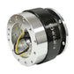 NRG Quick Release Gen 1.5 - Silver Body / Black Chrome Ring - SRK-100BC