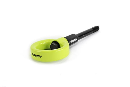 PERRIN 02-07 Subaru WRX/STI Tow Hook Kit (Front) - Neon Yellow - PSP-BDY-230NY