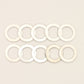 DeatschWerks -4 AN Aluminum Crush Washer (Pack of 10) - 6-02-0301
