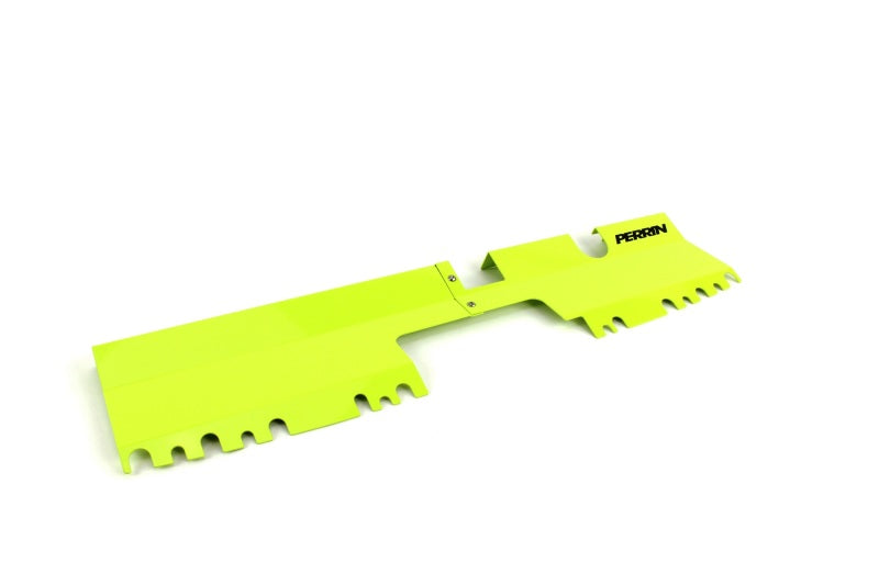 PERRIN 15-21 Subaru WRX/STI Radiator Shroud (Without OEM Intake Scoop) - Neon Yellow - PSP-ENG-512-2NY