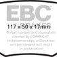 EBC 11-14 Ford Edge 2.0 Turbo Ultimax2 Rear Brake Pads - UD1377