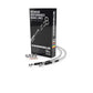 Goodridge 13-16 HD-FLH/FLT Multi Model Clear Clutch Line w/Black Fitting - HD0127-1CC-BK