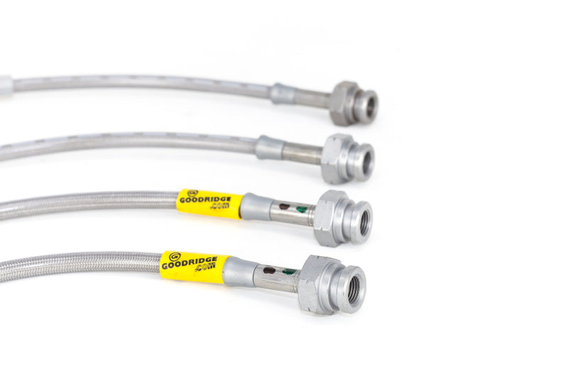 Goodridge 96-00 Honda Civic CX/DX/HX w/ Small Front Rotors SS Brake Lines - 20019
